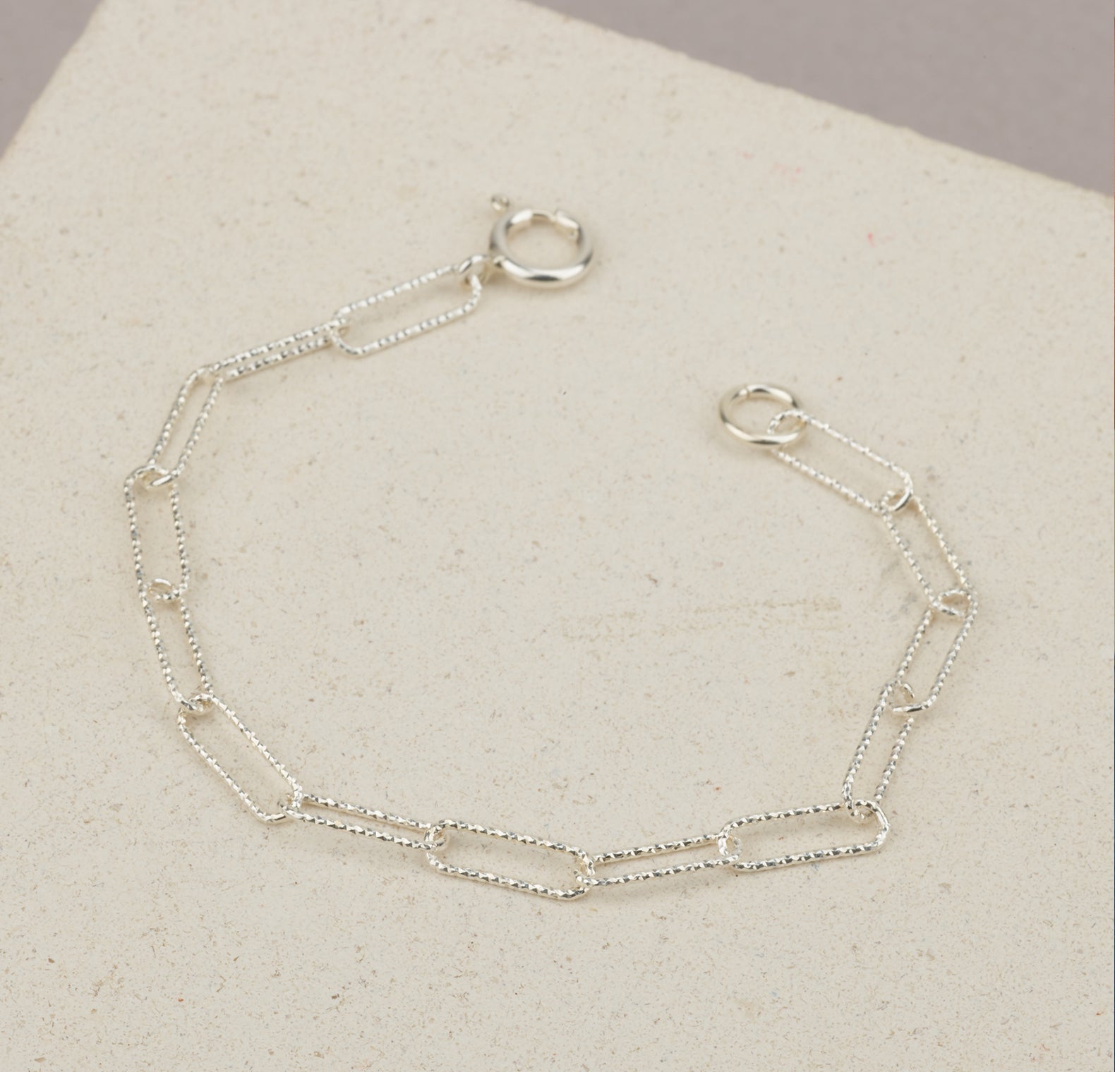 Sterling Silver chain bracelet - HLcollection - Handmade Gold and Silver Jewelry