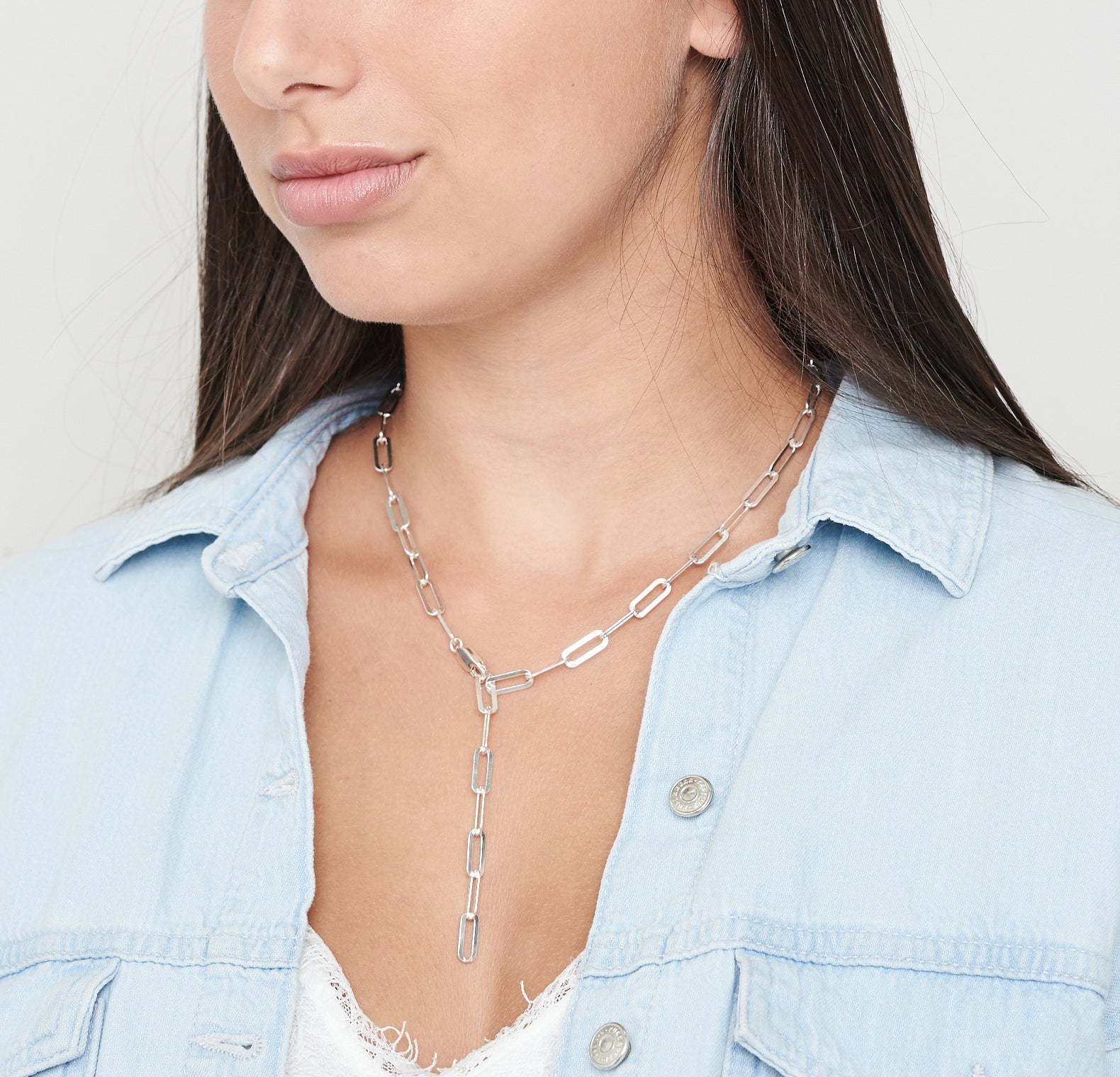 Sterling Silver Statement Necklace - HLcollection - Handmade Gold and Silver Jewelry