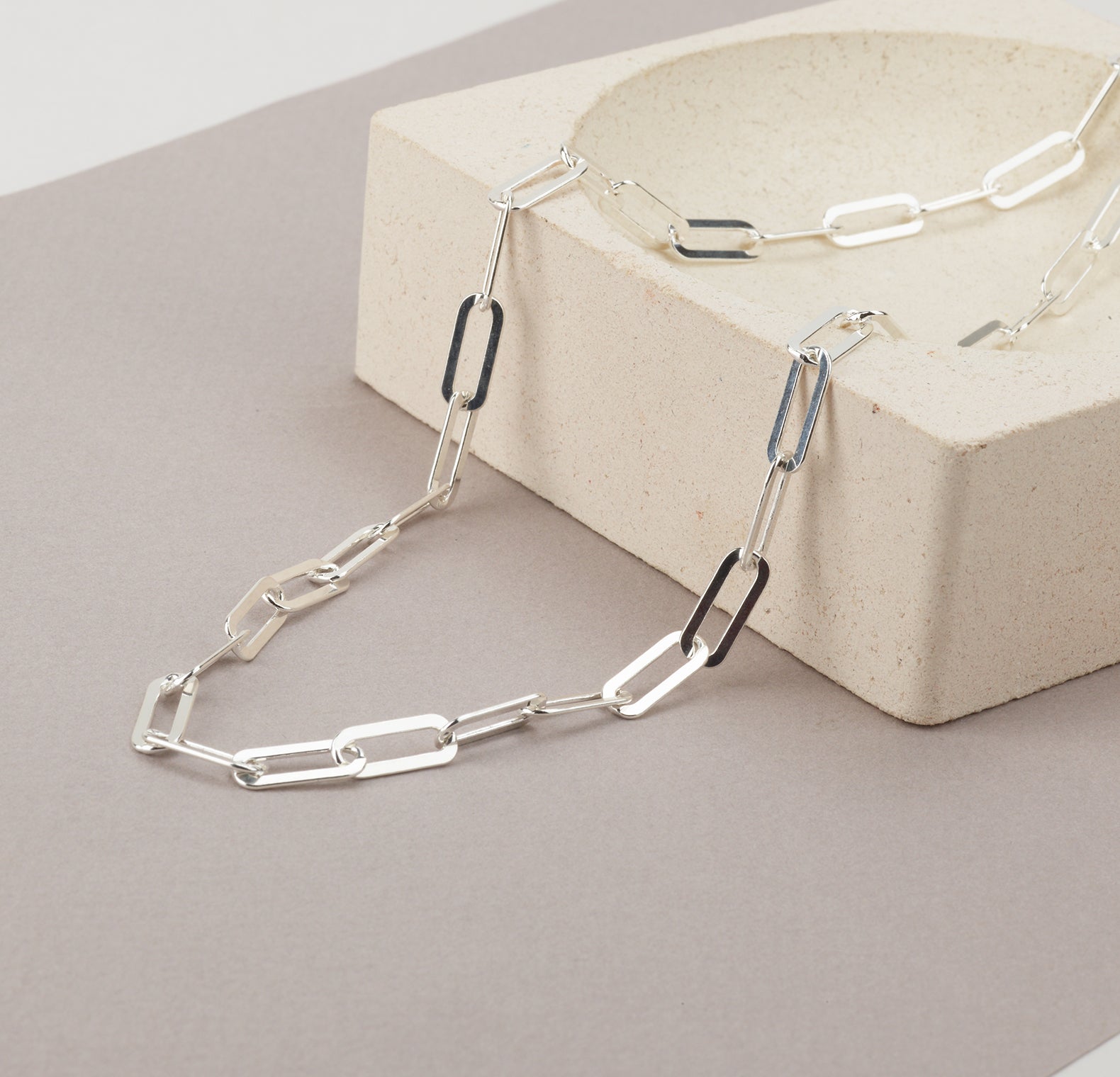 Sterling Silver Statement Necklace - HLcollection - Handmade Gold and Silver Jewelry